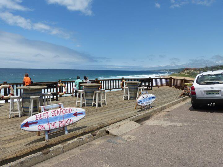 Enjoy lunch or dinner while soaking in the sea views